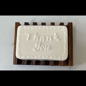 Thank you 💖 soap bars- SET OF 3 Handmade goats milk natural soap